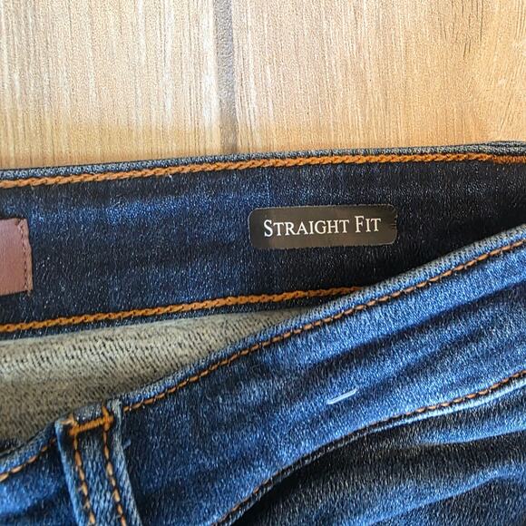 Judy Blue Women’s Jeans 7/28 High Rise Straight Leg Dark Wash Stretch Denim - Picture 5 of 13